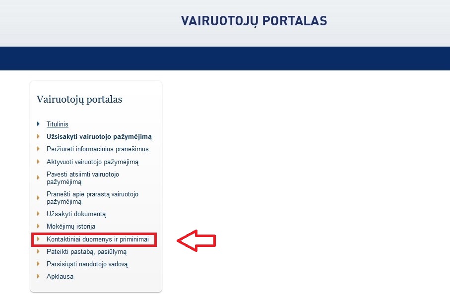 Pearl Pen pal Electronic Priminimas apie vairuotojo pažymėjimo galiojimo pabaigą | Valstybės įmonė „ REGITRA“ Pearl Pen pal Electronic Priminimas apie vairuotojo pažymėjimo galiojimo pabaigą | Valstybės įmonė „ REGITRA“